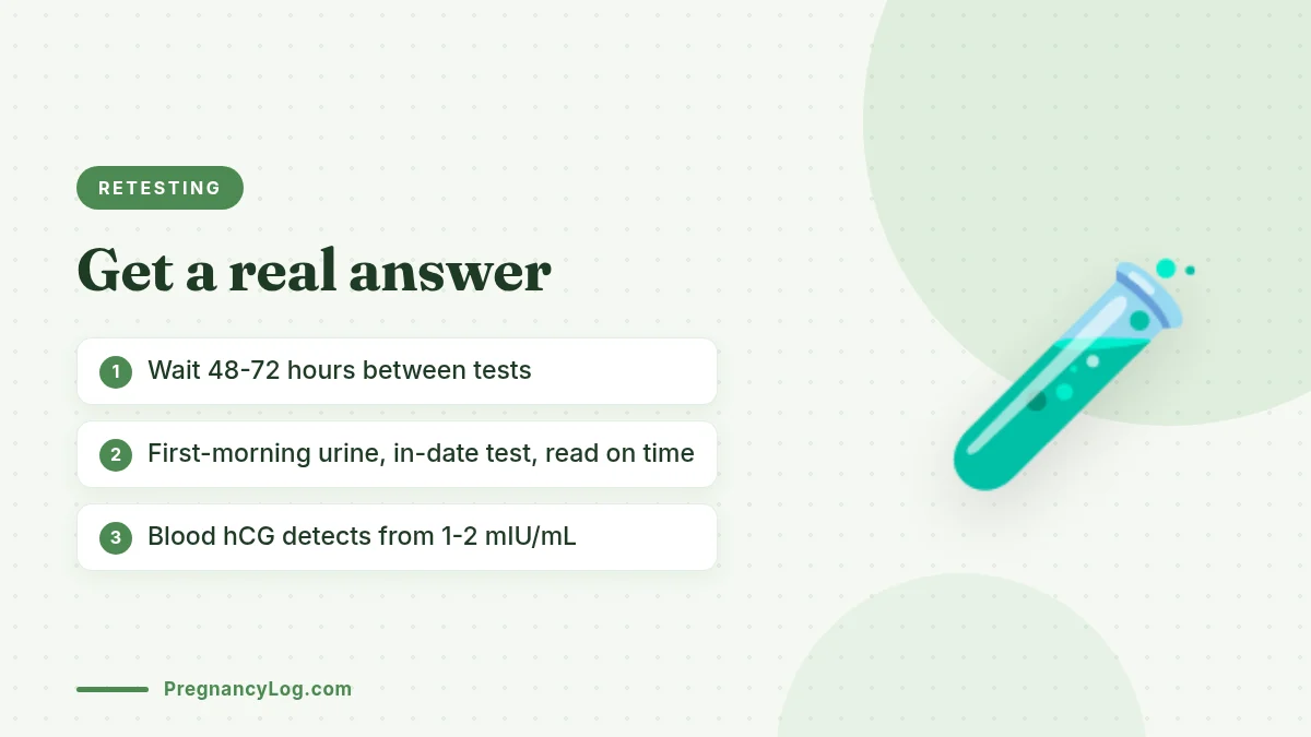How to Retest After a Negative Result How and when to retest after a negative pregnancy test at 4 days late