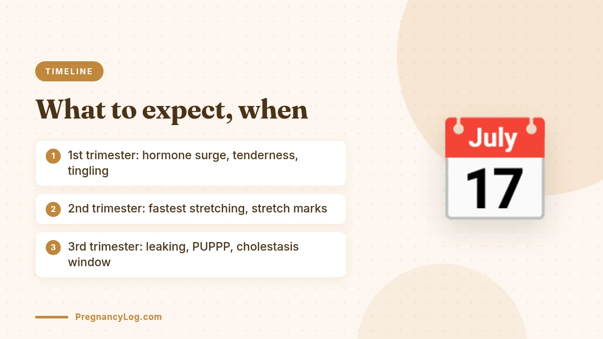 Itchy Nipples by Trimester Itchy nipples by trimester in pregnancy and after birth