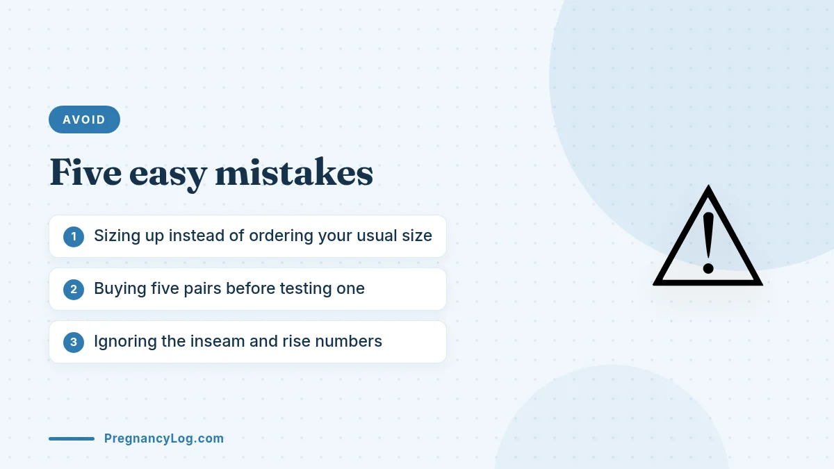 Mistakes to Avoid Common mistakes to avoid when buying pregnancy scrubs pants