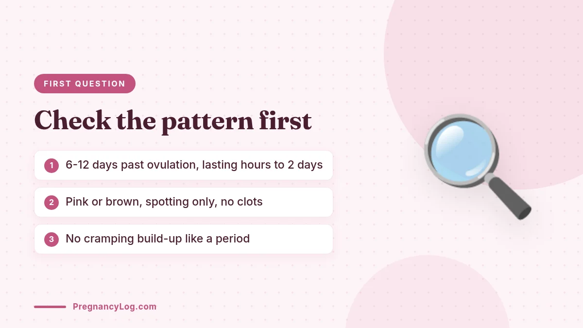 Was It Really Implantation Bleeding? How to tell implantation bleeding from a period or breakthrough spotting