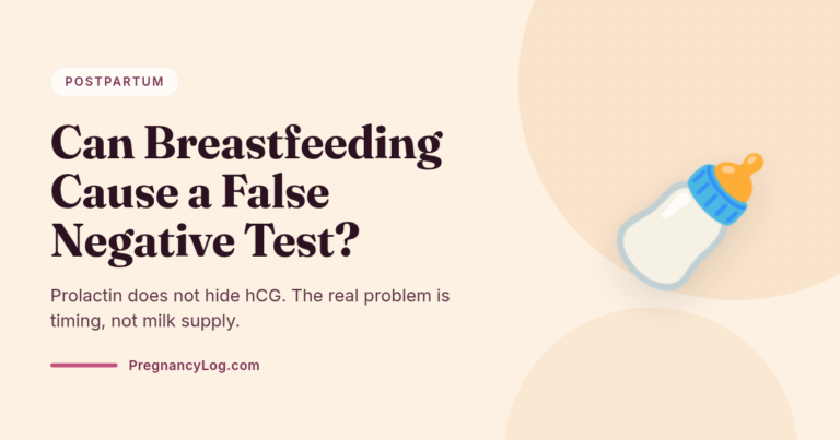 Can Breastfeeding Cause False Negative Pregnancy Test? 7 Facts 5 Can Breastfeeding Cause False Negative Pregnancy Test? 7 Facts